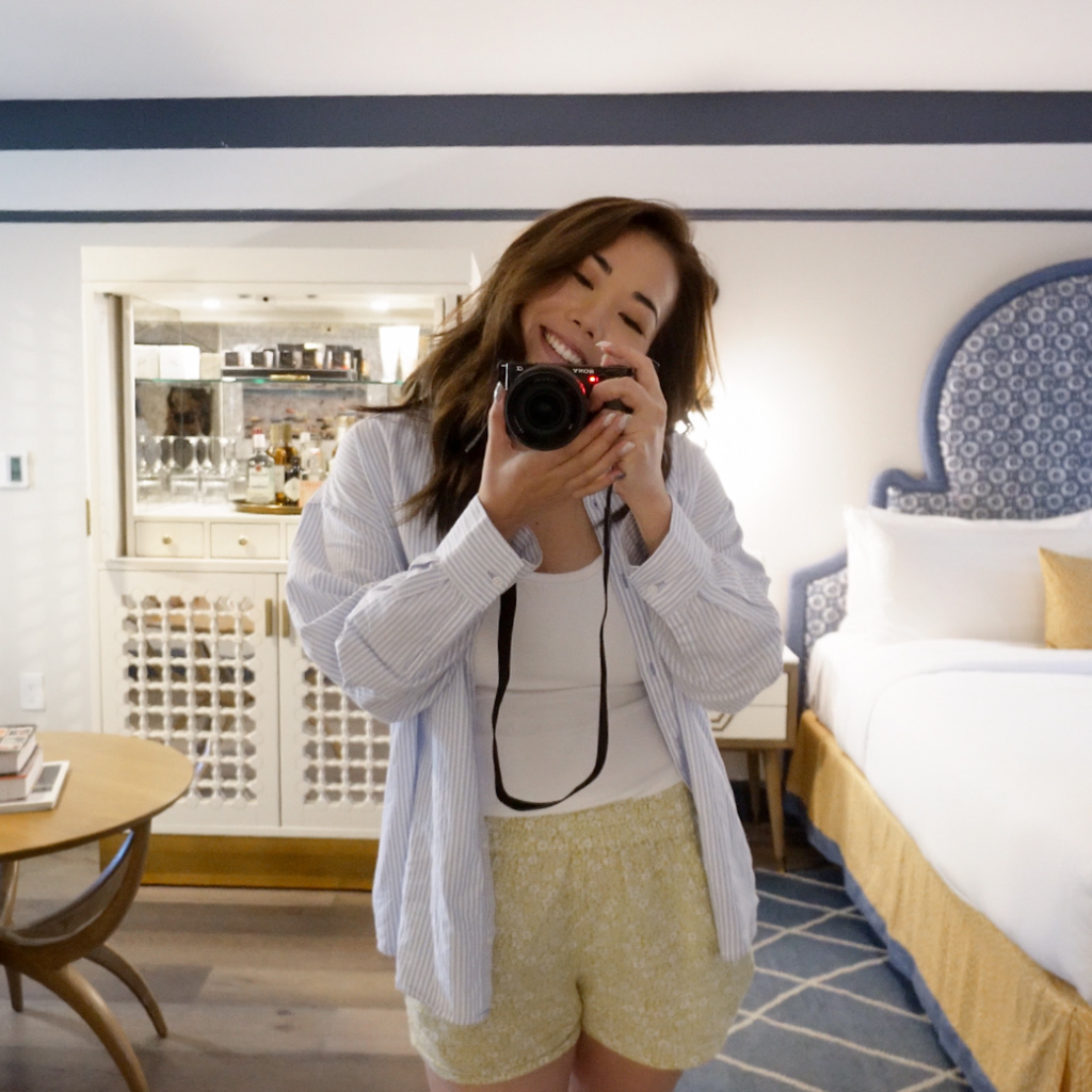 photo of remi holding camera